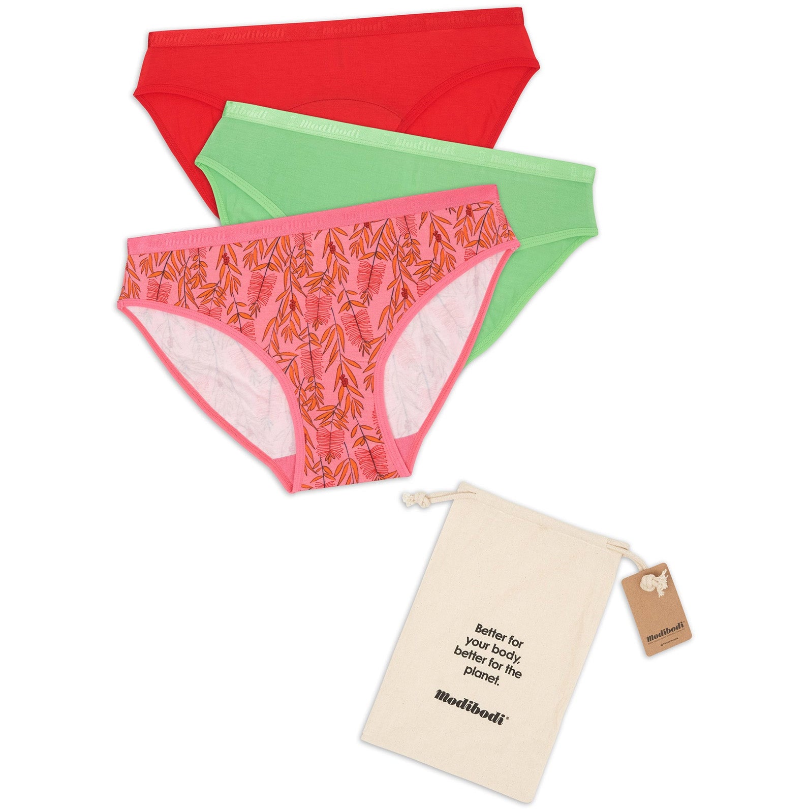 Buy Modibodi Modibodi Period Underwear Classic Bikini Heavy-Overnight Black  04/3XS Online | ZALORA Malaysia