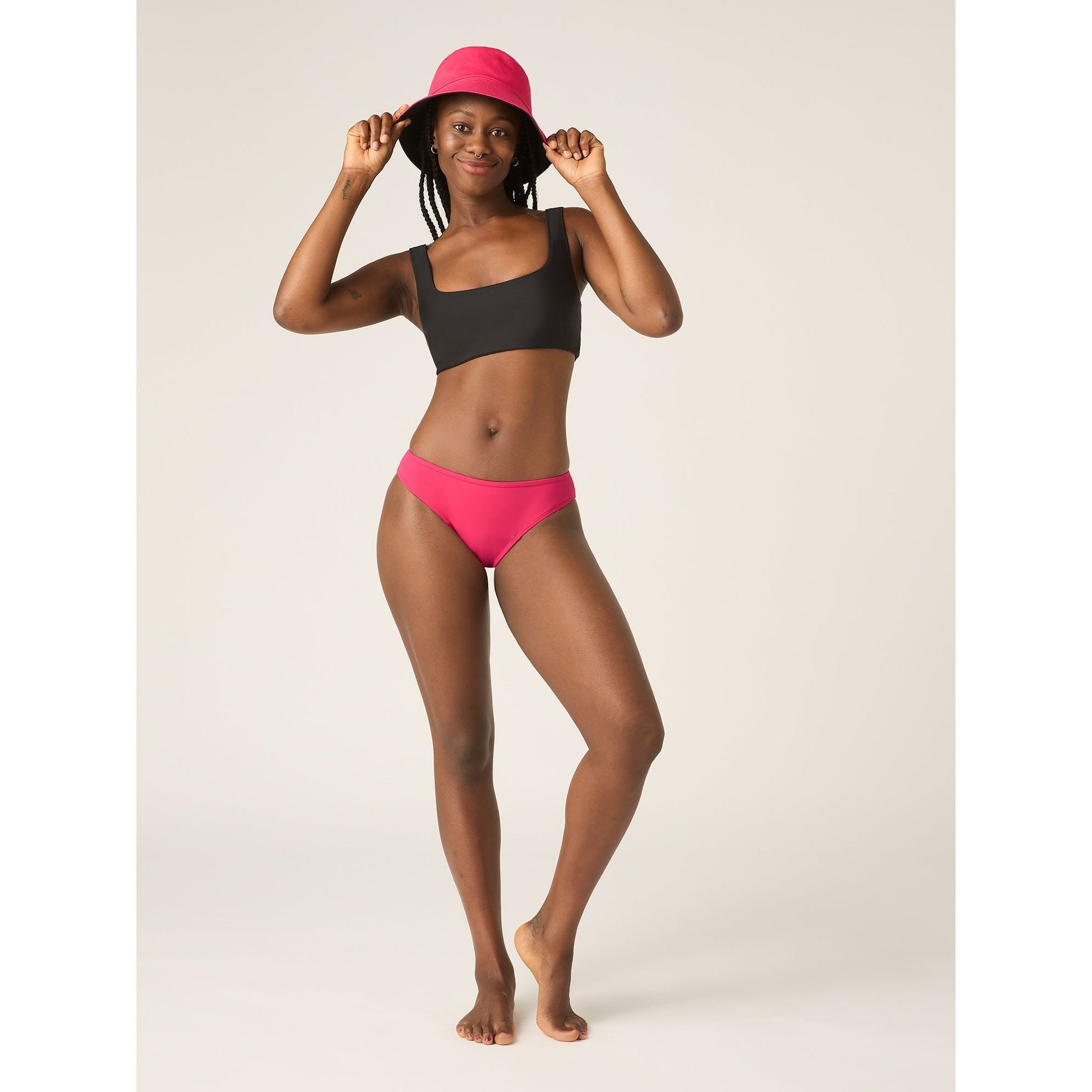 Modibodi® Reversible Recycled Swimwear Crop Top - Girls Matters Period  Underwear